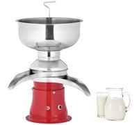 AiODiO Electric Cream Centrifugal Separator 30W 10500RPM Goat Milk Cream Separator Machine, 13.2Gal/H Electric Fresh Milk Separator,for Milk, Goat Milk, Camel Milk Roundbase