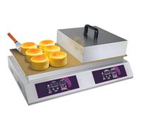 AiODiO Electric Dorayaki Baker Pancake Making Machine，Countertop Do-Rayaki Maker，with Copper Heating Plates & Digital Temperature Control for Countertop Use 110V