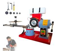 AiODiO Electric Saw Blade Sharpening Machine, 5 Inch Grinding Wheel Circular Saw Blade Sharpener with Angle Adjustable Mechanism 220v-370w