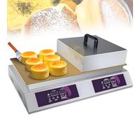 AiODiO Electric Souffle Maker & Dorayaki Baker，Countertop Do-Rayaki Maker，with Copper Heating Plates & Digital Temperature Control，for Restaurants, Bakeries 220V