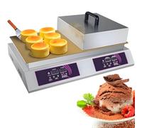AiODiO Electric Souffle Making Machine，Commercial Electric Soufflé Machine，Digital Temp Control ，30-240 Adjustable Temperature ， For Home Kitchen Restaurant Bakery 110V