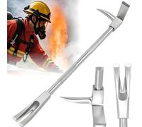 AiODiO Heavy Duty Nail Puller Bar Forged Steel Rescue Crowbar 24in