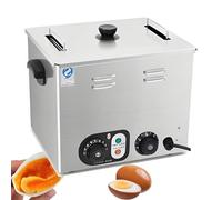 AiODiO Stainless Steel Commercial Egg Boiler， 45-60 Eggs Capacity, Stainless Steel Egg Cooker, Auto Shut-Off & Timer for Hot Spring Eggs, Soft-Boiled, Tea Eggs Withgrid