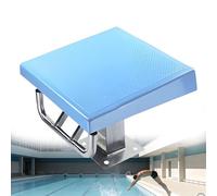 AiODiO Standard pool diving board, Swimming Pool Diving Platform, Non-Slip Surface, Load Capacity 250kg/550lbs,Stainless Base， Inclined at 15°,for Competition