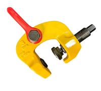 AiODiO Steel Beam Lifting Clamp,1.5T 3T Screw Plate Clamp, Heat Treated Anti-Rust Body, Stable Performance for Long Term Industrial Use 3t