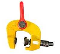AiODiO T-Handle Lifting Clamp, 1.5T 3T Screw Hoist Clamp, Forged Alloy Steel Construction, Adjustable Grip for Profile Channel Steel Lifting 3t