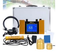 AiODiO Underground Water Leak Detector, Pipe Water Leakage Detector Volume ，with Digital Display & Earphone & Carrying Case, Precise Positioning for Plumbing Detection