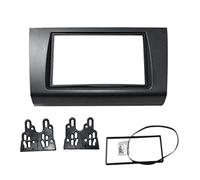 AIOFOGXC 2 Din Audio Panel DVD Navigation Panel Frame Car Fascias Stereo Radio Panel/Fit For Suzuki Swift 2005-2010 (Color : Black)