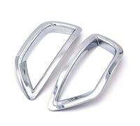 AIOFOGXC Car Accessories ABS Chrome Exterior Rear Fog Lamp Light Cover Trims Molding Garnish/Fit For Renault Captur 2014-016 (Color : Chrome)