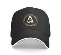 AIOGCAEX Baseball Cap Mass Effect N7 Hat Adult Sport Hats Sun Caps Racing Cap Adjustable Snapback Caps Summer Holiday Sports Gifts