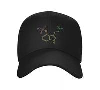 AIOGCAEX Baseball Cap Pastel Psilocybin Molecule Golf Wear Snapback Cap Snap Back Hat Western Hat Golf Men Women's