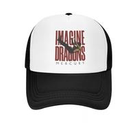 AIOGCAEX Baseball Cap Retro Imagine Dragons Design Summer Mesh s for Mens Personalized Female Beach Dad Hats Trucker Cap