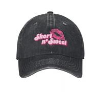 AIOGCAEX Baseball Cap Retro Sabrina Carpenter Short N Sweet s Unisex Distressed Denim Washed Snapback Cap Outdoor Running Golf Hats Cap