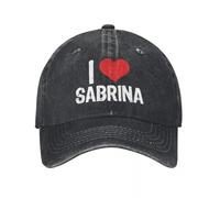 AIOGCAEX Baseball Cap Vintage I Love Sabrina Carpenter Distressed Washed Snapback Cap 90s Music Tour Travel Unstructured Soft Hats Cap Holiday Sports Gifts