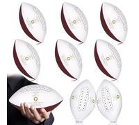 AIOMOB 6 Pack Wedding Groomsmen Proposal Gifts Football for Best Man Groomsman Souvenirs Gifts Will You Be My Groomsman Keepsakes Football Lover Gifts for Best Men Groomsmen Team Gift Set