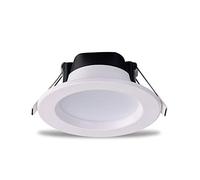 Aioneer 7W Led Downlight White Frosted Acrylic Panel Recessed Panel Ceiling Light Embedded Integrated Spotlight Decor White Light 6000K For Living Room Offic Kitchen High Brightn-4000K 12W
