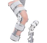 Aioneer Adjustable Knee Brace Orthosis, Hinged Knee Brace With Shoulder Strap Leg Orthosis Recovery Support For Orthopedic Rehab Post-Operative