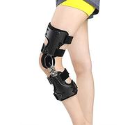 Aioneer Adjustable Knee Orthosis Splint Hinged Knee Support Brace Post Op Patella Injury Fixation Bracket Meniscus Fracture Rehabilitation Knee Pads,Left