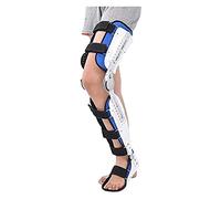 Aioneer Adjustable Leg Stabilizer Full Leg Stabilizer Knee Orthosis Splint Hinged Knee Foot Ankle Support Brace Knee Support Orthosis Immobilize-Left-One Size