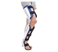 Aioneer Adjustable Leg Stabilizer Full Leg Stabilizer Knee Orthosis Splint Hinged Knee Foot Ankle Support Brace Knee Support Orthosis Immobilize-Right-One Size