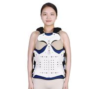 Aioneer Adjustable Thoracolumbar Orthosis Support Spine Decompression Back Brace Thoracolumbar Fixation Brace For Neck Back Shoulder Pain Relief,A-A