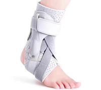 Aioneer Ankle Brace For Women Men, Slim Fit Ankle Brace, Quick Lace Up Ankle Support, Sleeping Drop Foot Support For Injury Recover, Running, Sports,A1,L/39~42-A2-S/31~34