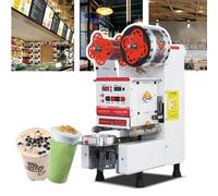 Aioneer Automatic Cup Sealing Machine For Bubble Tea, Milk Tea, Juice, And Drinks, High Efficiency 400-600 Cups/H
