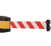 Aioneer Barrier Belt Magnetic Retractable Barrier 10M Warning Barrier Crowd Control Ribbon With Abs Case For Outdoor Parking Lot For Museum, Factory, Cinema-A