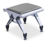 Aioneer Blue Synthetic Leather Waiting Room Bench Without Armrests, Steel Reception Seat For Office, Airport, Hospital, School, Lobby - Comfortable Single Chair For Waiting Areas