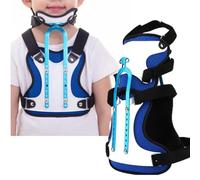 Aioneer Children Spine Orthosis Back Brace Neck Support Cervical Spine Postoperative Fixed Support Rehabilitation Device, Adjustable Cervical Oblique Brace, Protective Gear
