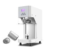 Aioneer Commercial Can Sealing Machine,55 Mm/2.2 Inch Can Seamer Home Automatic Can Sealing Machine,Intelligent Can Sealing Machine Height Adjustable-White-110