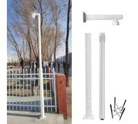 Aioneer Detachable Outdoor Security Camera Mount Pole - Adjustable 2-4M Height Bracket For Surveillance Systems, Ideal For 2.5-3.5M Installations