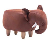 Aioneer Footstools Animal Footstool Creative Elephant Entrance Stool For Shoe Replacement,Cute Sofa S,Comfortable Footstool Beside The Bed In The Bedroo,Yellow A-66 * 39Cm-Red a-66 * 39cm