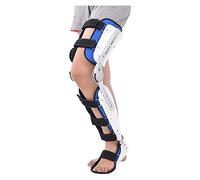 Aioneer Fully Adjustable Hip Knee Ankle Foot Orthosis Braces Knee Orthosis Support Joint Stabilizer Calf Ankle Foot Fixed Bracket-Left-Medium