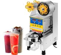 Aioneer Fully Automatic Commercial, Electric Cup Sealing Machine, Cup Sealer Tea/Milk Tea/Juice/Drink Sealing Machine For Plastic-White-220