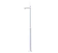 Aioneer Heavy-Duty Adjustable Outdoor Camera Mount Pole - 2M Universal Stand For Security Cameras & Tvs, Durable Metal Post For Wall-Mounted Solutions-B-3 meters/9.8ft