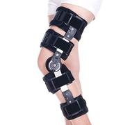 Aioneer Hinged Knee Brace, Adjustable Breathable Medical Orthopedic Support Stabilizer, Telescoping Hinged Knee Brace With Drop Lock Feature-B-One Size