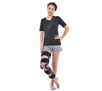 Aioneer Hinged Knee Brace,Adjustable Knee Immobilizer Brace,Post Op Orthopedic Patella Knee Brace Acl Mcl Pcl Injury Knee Immobilizer Brace Support Orthosis-B-One Size
