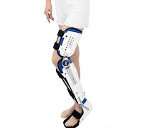 Aioneer Hinged Knee Brace Adjustable Post Op Knee Support Orthosis Immobilizer Protector, For Fixing Knee And Leg Orthotics Support Open Support Stabilizer,Left-A Left