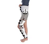 Aioneer Hinged Knee Hip Support Brace Hip Knee Ankle Foot Orthosis Leg Fracture Adjustable Hip Joint Fixation Bracket For Acl, Pcl, Mcl, Arthritis,B Right-A Left