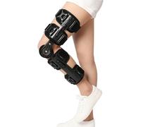 Aioneer Hinged Knee Support Adjustable Post Op Knee Immobilizer, Leg Stabilizer Knee Brace With Side Stabilizers For Man And Women,A4-A1
