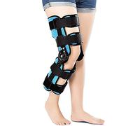 Aioneer Hinged Knee Support Brace Adjustable Knee Orthosis Ligament Meniscus Fracture Aluminum Alloy Fixation Bracket Leg Stabilizer,Left-Left-One Size