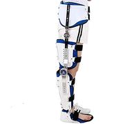 Aioneer Hinged Post-Op Hip Ankle Foot Knee Brace Post-Op Hip Abduction Brace Hinged Knee Hip Support Brace Adjustable Thigh Knee Ankle Foot Orthosis/Large-Small-Large