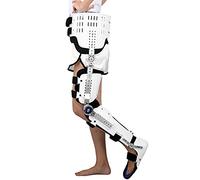 Aioneer Hinged Post Op Knee Brace, Orthopedic Hinged Knee Brace With Foot Pad For Adults, Recovery Immobilization After Surgery Legs Can Be Bent/Left Leg/150Cm-Left Leg-150Cm