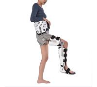 Aioneer Hip And Knee Ankle Orthosis, Adjustable Hip Fixation, For Femoral Fracture, Lower Limb Paralysis, For Orthopedic Rehab, Post Op, Meniscus Tear-B/Right