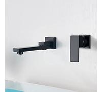 Aioneer Kitchen Tap, Faucets Waterfall Basin Faucet Wall Mounted For Bathroom Faucets Bath Basin Sink Tap Bathtub Hot And Cold Water Mixer/Matte Black B,Matte Black D
