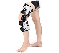 Aioneer Knee Brace, Hinged Knee Brace With Strap, Post Op Patella Injury Immobilizer Support, Adjustable Full Leg Stabilizer For, Sports Injuries
