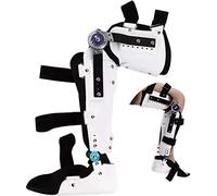 Aioneer Knee Orthosis Durable Hinged Knee Foot Support Braces Support Adjustable Leg Stabilizer Fixed For Left Or Right Legs