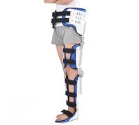 Aioneer Knee Support Brace, Hip Abduction Orthosis, Hip Knee Ankle Foot Orthosis For Fracture Maintenance, Postoperative Recovery,Left,L-Left-Large