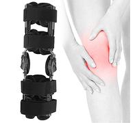 Aioneer Leg Brace, Knee Brace Adjustable And Breathable Hinged Knee Brace Knee Splint Injury - Orthosis Stabilizer Hinged Immobilizer For Knee Sprain Ligament